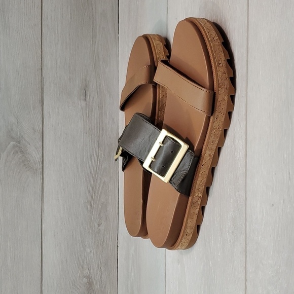 Sorel Women Roaming Buckle Slide Comfort Platform Leather Sandals shoes 10 - Picture 2 of 12